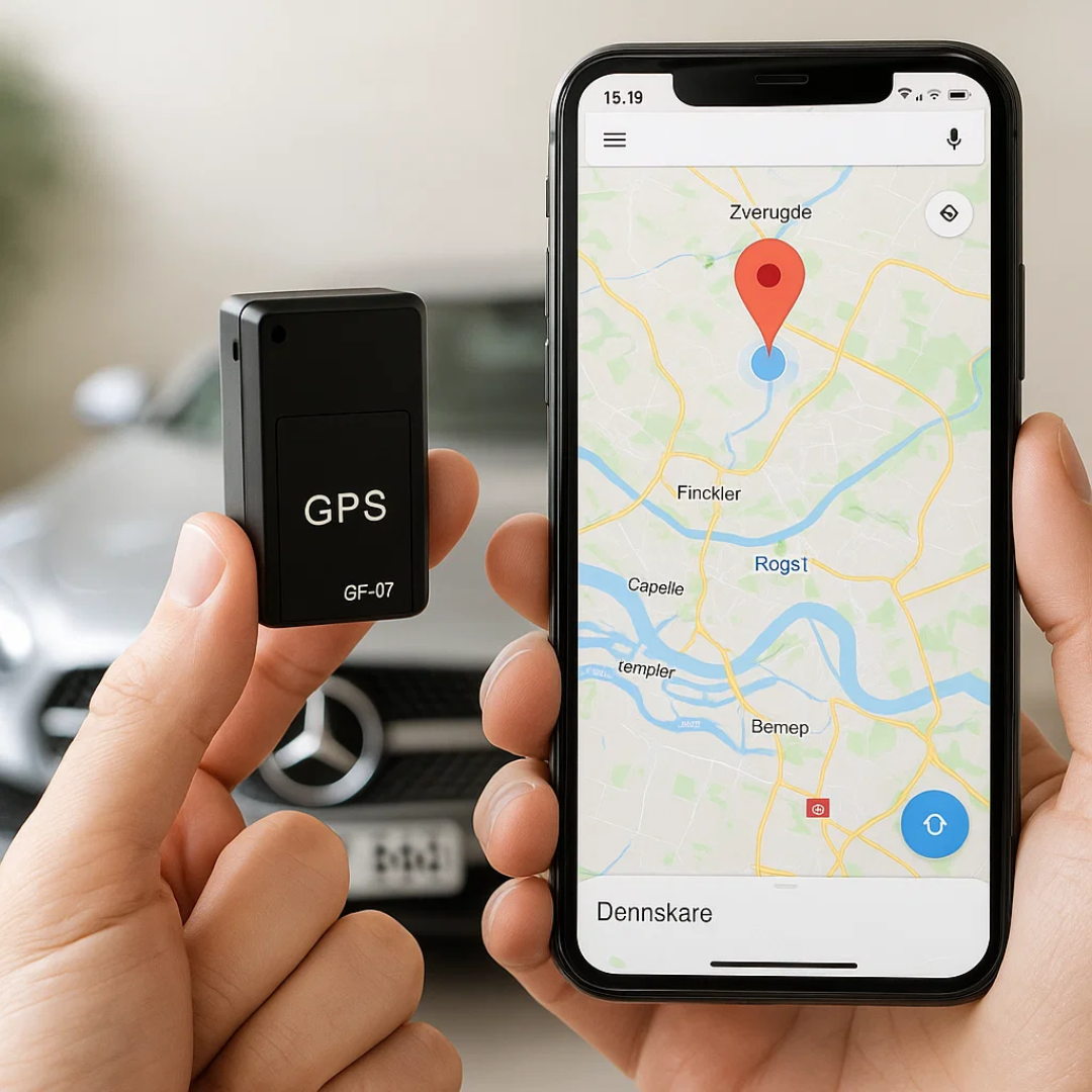MEELANO Mini GPS-tracker Med Lyd, Magnet Og Live-sporing Til Bil, Cykel Og Taske