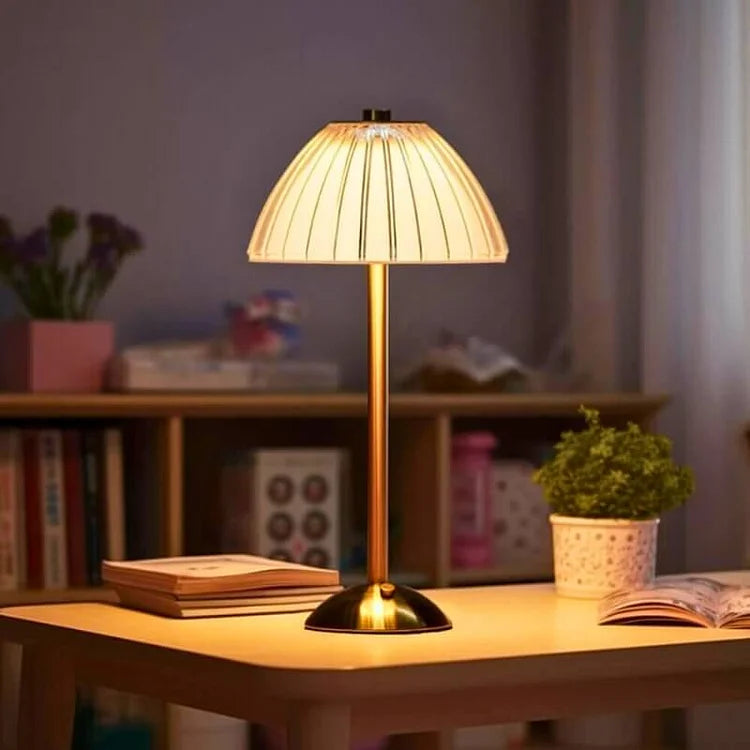 MEELANO Trådløs Bordlampe LED Akryl Med Justerbar Lysstyrke