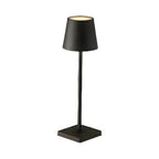 MEELANO Trådløs Bordlampe Uden Ledning Aluminium Sort