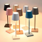 MEELANO Trådløs Bordlampe Uden Ledning Aluminium