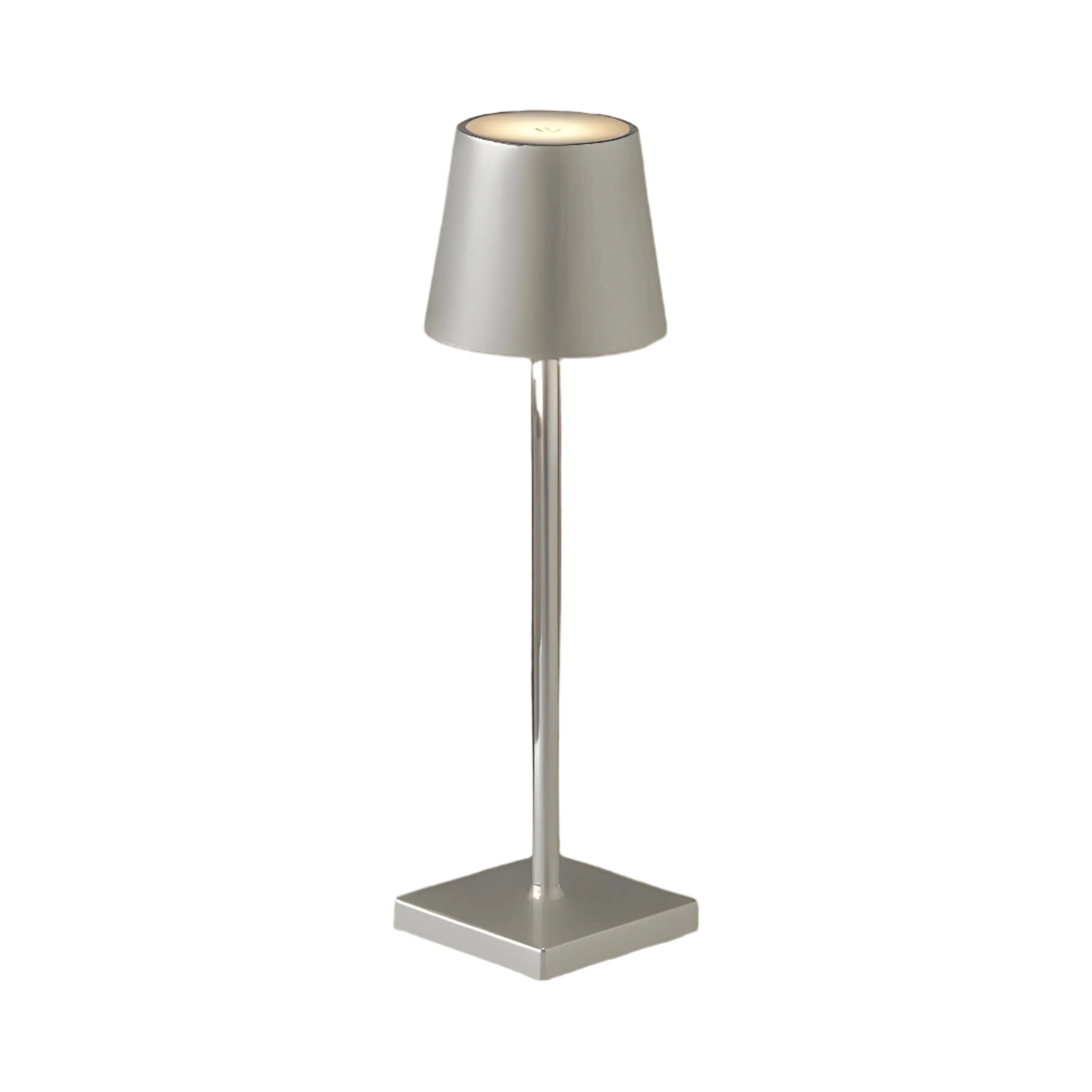 MEELANO Trådløs Bordlampe Uden Ledning Aluminium