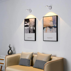MEELANO Trådløs LED-Spotlight med Bevægelsessensor, 360° Rotation & USB-C Opladning – Justerbar Lysstyrke og Farvetemperatur Hvid
