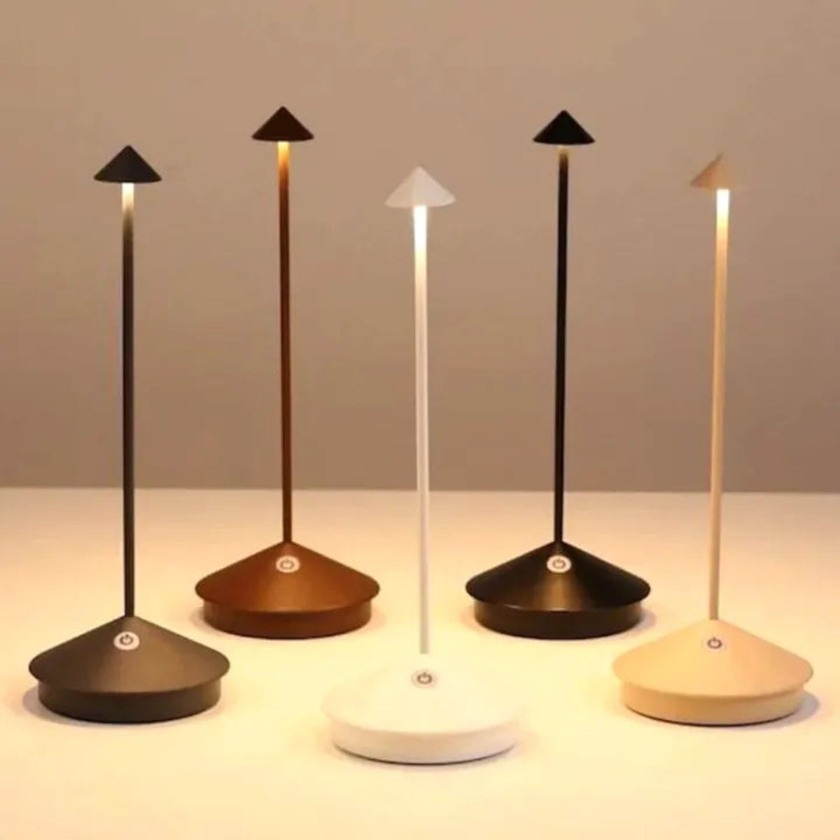 MEELANO Trådløs dæmpbar LED-bordlampe - ClarityGlow