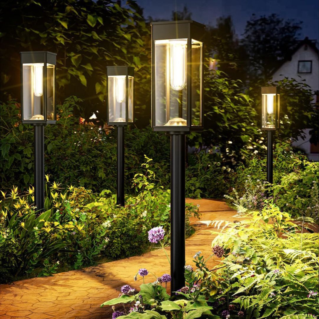 MEELANO Trådløs solar havelanterne LED – GlanzPfad udendørs lys til have og terrasse | Marthova