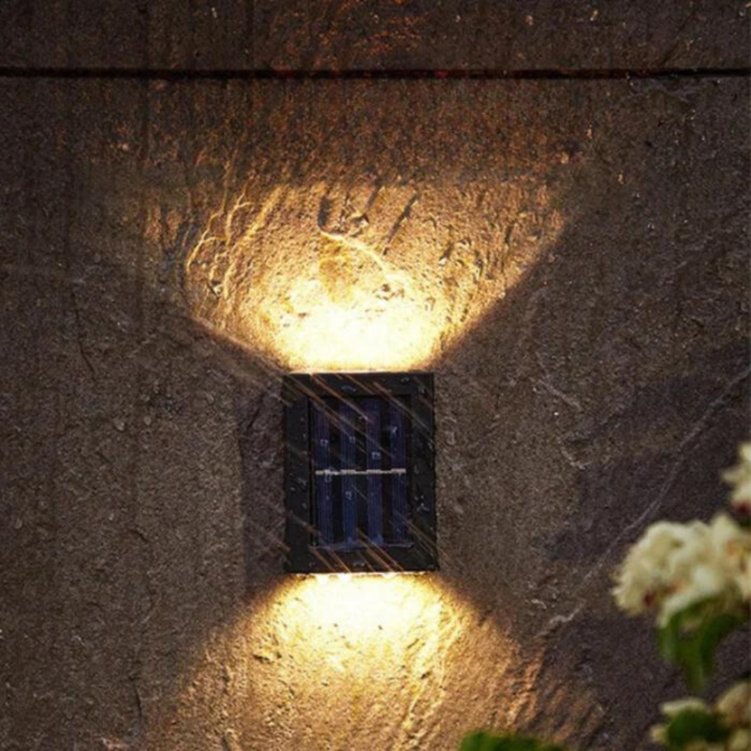 MEELANO Trådløse Solarlamper til Haven – Automatisk Opladning, IP65 Vandtæt