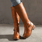 MEELANO Femme - Trendy damestøvler Brun