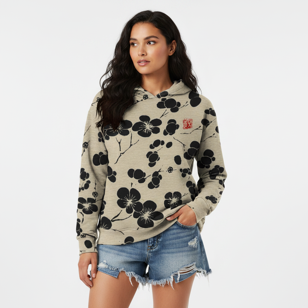 MEELANO Damaris | Unisex Oversized Hættetrøje i Fleece med Kængurulomme - Sweatshirt