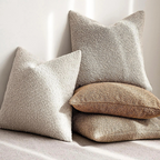 MEELANO Tulum Pude – Pudebetræk i Boucléstof (45×45 cm) med Elegant Design