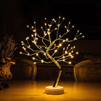 MEELANO Twinlingthree – 108 LED Lys Trælampe