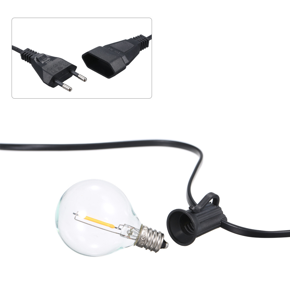 MEELANO TwinkleTrail | Udendørs LED lyskæde med varmt lys og vandtæt design