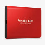 MEELANO Ekstern SSD Drev Aluminium Bærbar Lagring 1050 MBs Rød