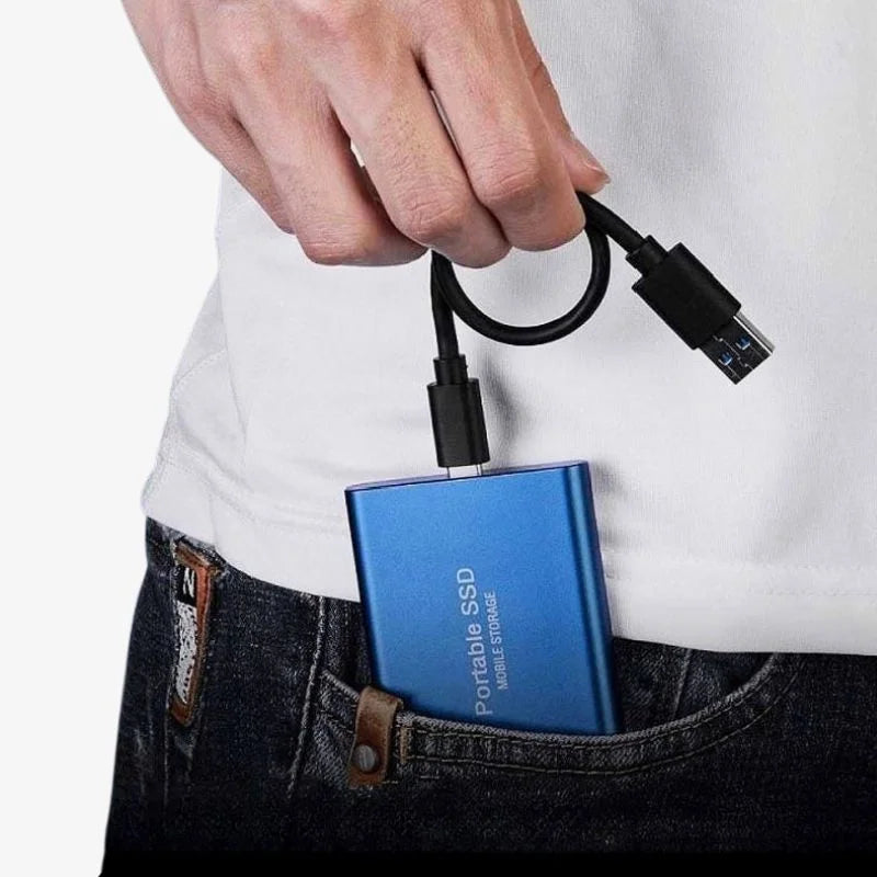 MEELANO Ekstern SSD Drev Aluminium Bærbar Lagring 1050 MBs