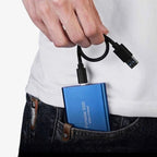 MEELANO Ekstern SSD Drev Aluminium Bærbar Lagring 1050 MBs