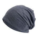 MEELANO Unisex Beanie Efterår Vinter Elastisk Udendørs Sport Hovedtørklæde Tilbehør Mørkegrå_2