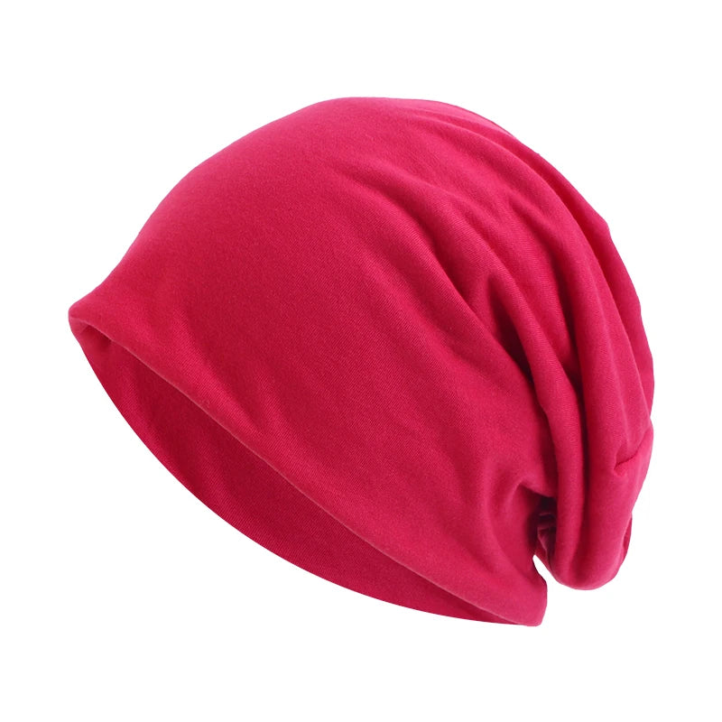 MEELANO Unisex Beanie Efterår Vinter Elastisk Udendørs Sport Hovedtørklæde Tilbehør Bourgogne