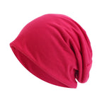 MEELANO Unisex Beanie Efterår Vinter Elastisk Udendørs Sport Hovedtørklæde Tilbehør Bourgogne