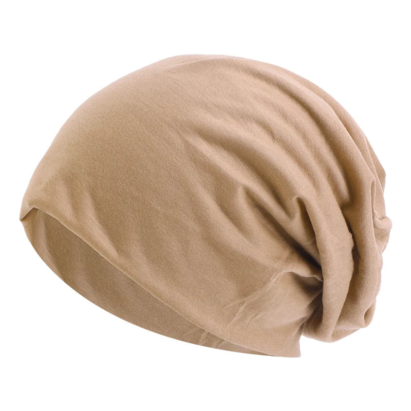 MEELANO Unisex Beanie Efterår Vinter Elastisk Udendørs Sport Hovedtørklæde Tilbehør kaki