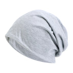 MEELANO Unisex Beanie Efterår Vinter Elastisk Udendørs Sport Hovedtørklæde Tilbehør lys sesamgrå
