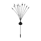 MEELANO Solcelle Havebelysning Fyrfadslys Effekt Vandtæt Udelampe Til Have Og Terrasse