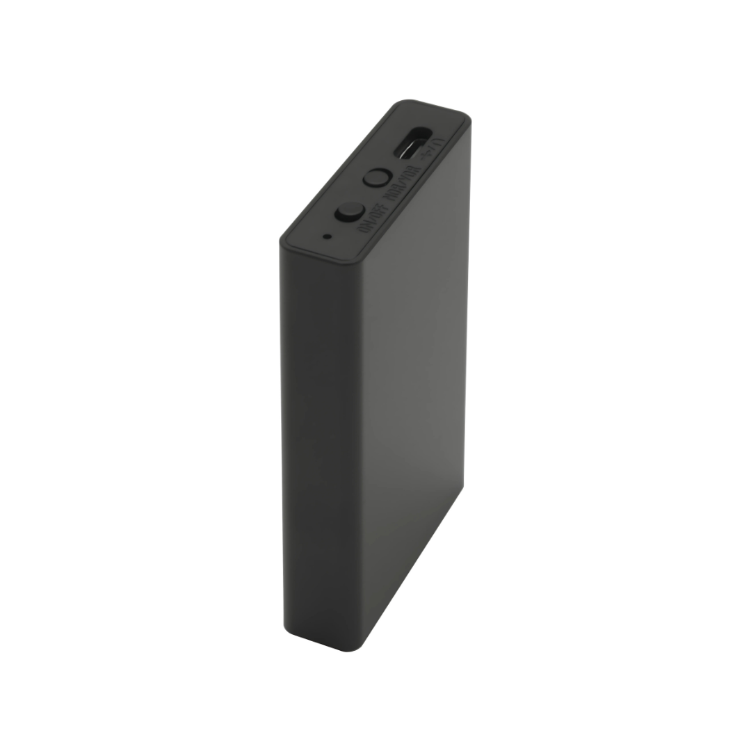 MEELANO Stemmeaktiveret Lydoptager Power Bank Lang Rækkevidde Møder