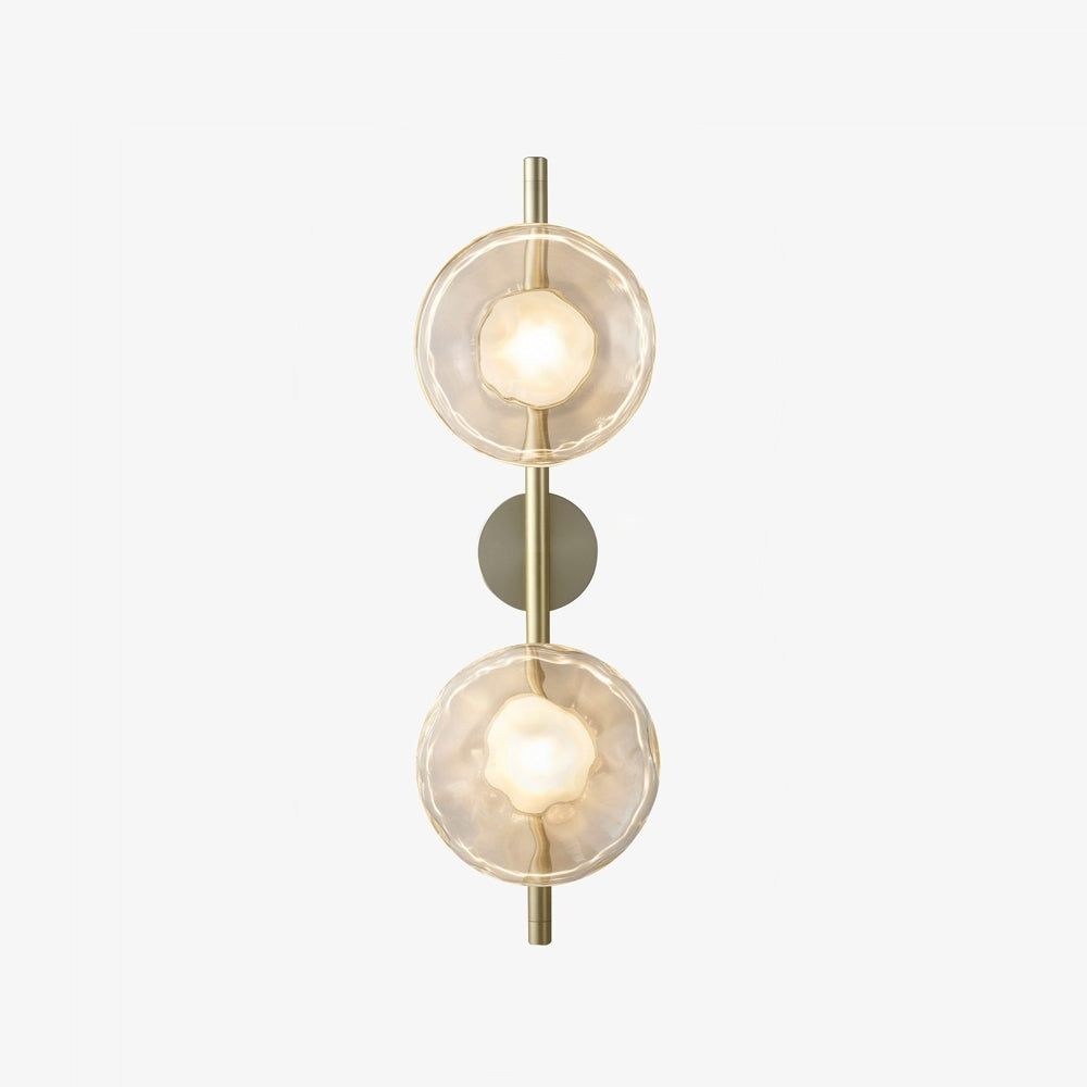 MEELANO Væglampe i Mundblæst Glas med Elegant Design - Ideel til Stue