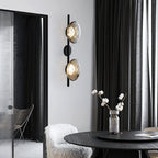 MEELANO Væglampe i Mundblæst Glas med Elegant Design - Ideel til Stue