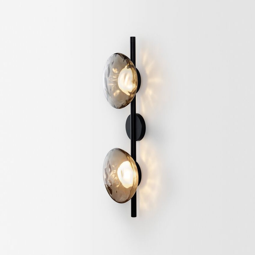 MEELANO Væglampe i Mundblæst Glas med Elegant Design - Ideel til Stue