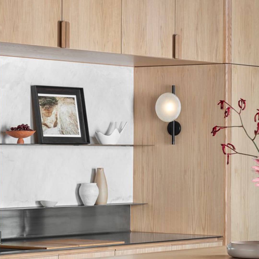 MEELANO Væglampe i Mundblæst Glas med Elegant Design - Ideel til Stue