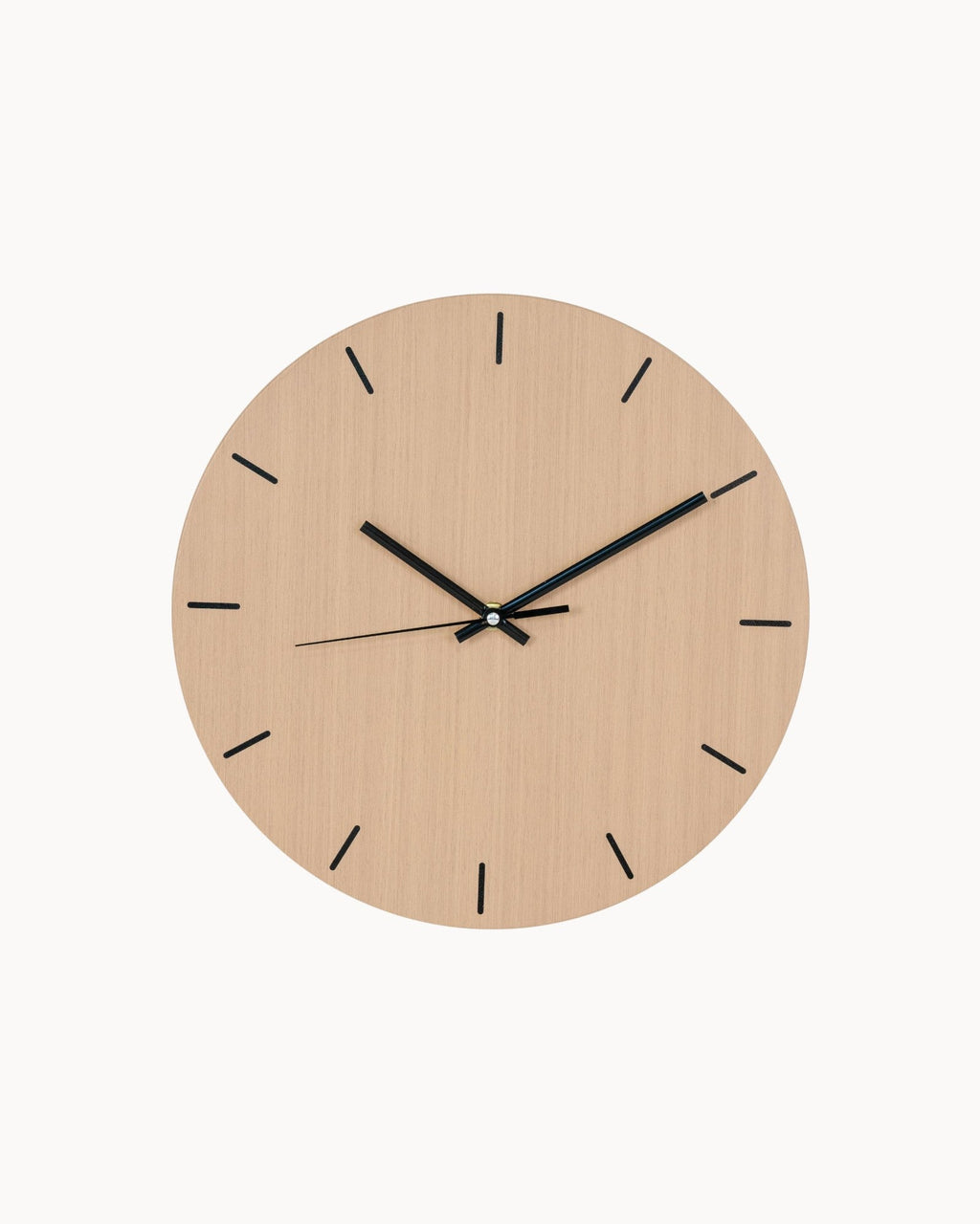 MEELANO Vægur Træ og Stål Ø30 cm - Minimalistisk Design Default