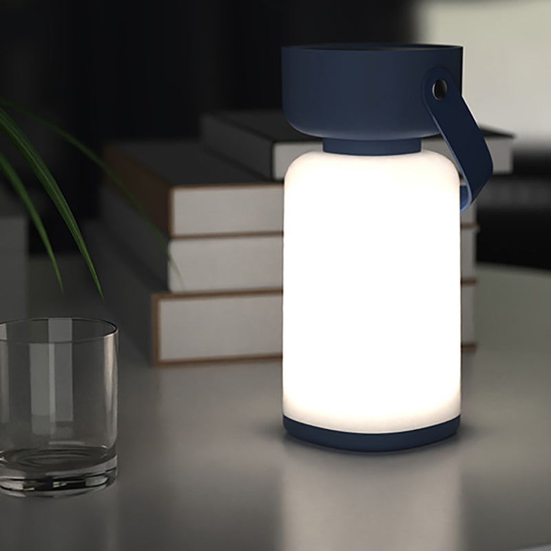 MEELANO Vandtæt Bærbar LED Udendørs Lampe i Cylindrisk Design – Ideel til Terrasse og Have