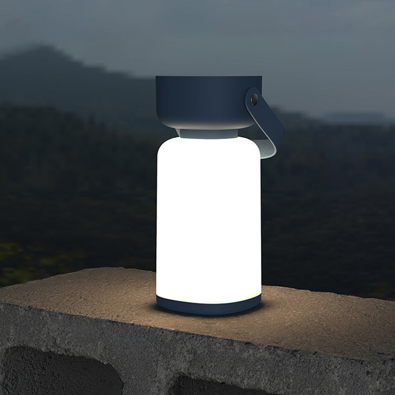 MEELANO Vandtæt Bærbar LED Udendørs Lampe i Cylindrisk Design – Ideel til Terrasse og Have