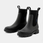 MEELANO Vandtætte Chelsea-støvler til Kvinder – Slip-on & Glat Finish Sort