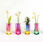 MEELANO Vanessa Vase Kollektion – Geometrisk Akryl Vase i Moderne Design
