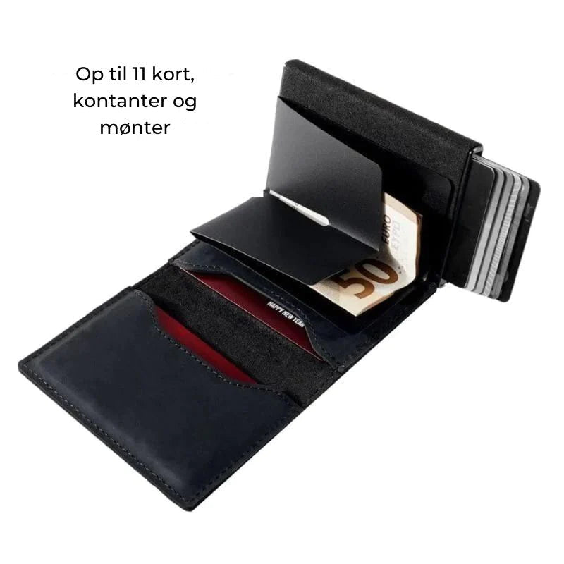 MEELANO Sikker Pung Med Plads Til Flere Kort Og Hurtig Adgang