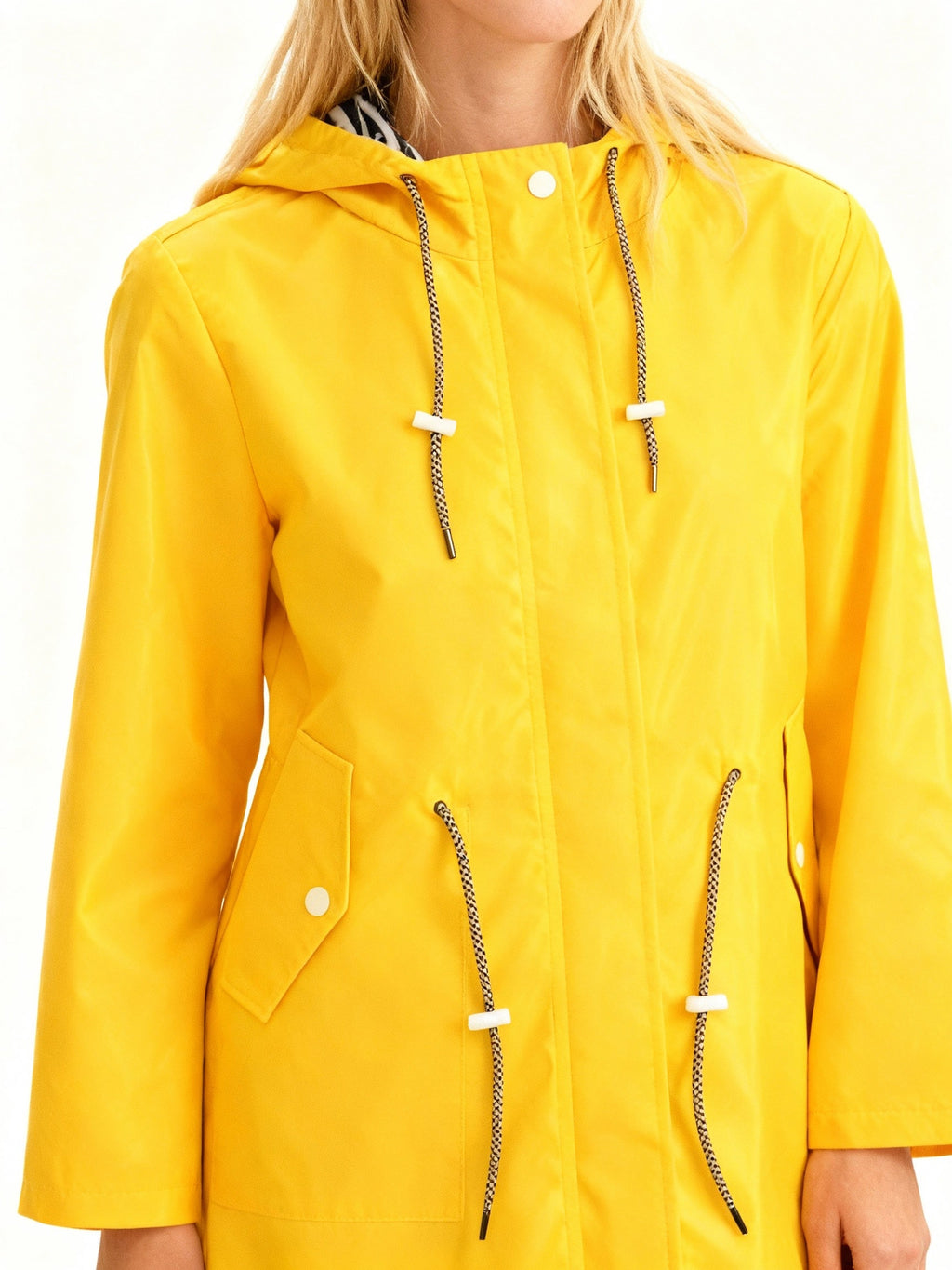 MEELANO Vejrbestandig Frakke Med Hætte Til Omskifteligt Vejr Og Bymiljø