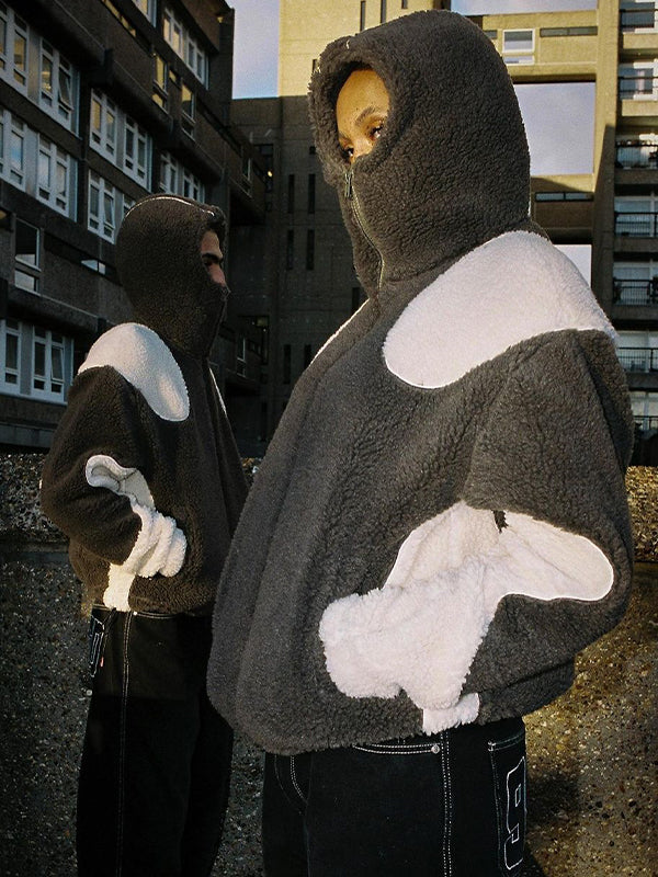 MEELANO Fleece-Hættetrøje Med Oversized Pasform Og Polarfleecestof