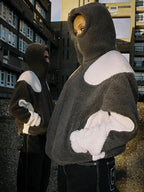 MEELANO Fleece-Hættetrøje Med Oversized Pasform Og Polarfleecestof