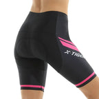 MEELANO Cykelshorts til Kvinder med 3D Gelpolstring – Polstrede Cykelbukser i Åndbar Lycra, Sømløst Design, S–XXL – Amore