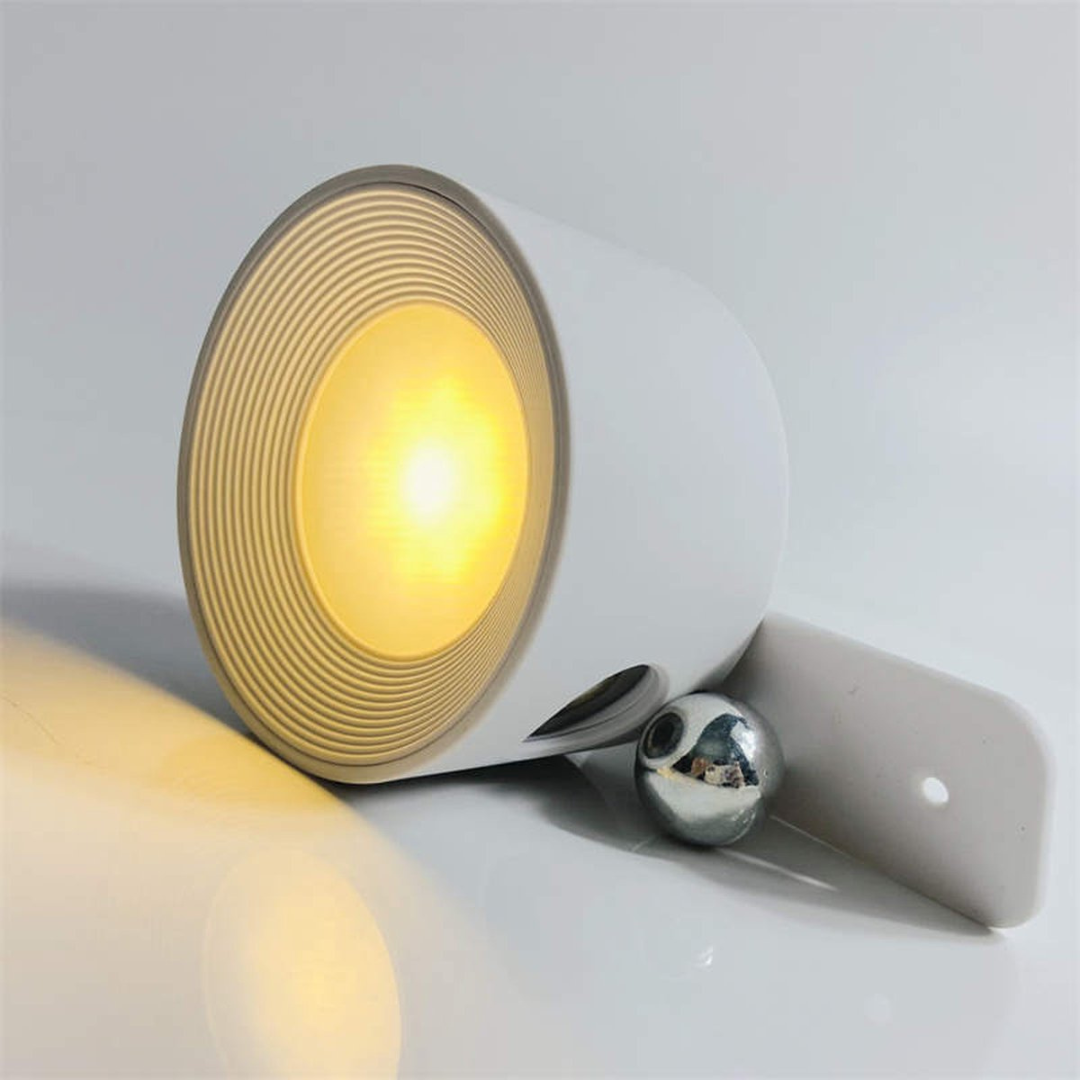 MEELANO Marthova WandBeam 360 – 2-i-1 Væglampe & Lommelygte med USB Opladning & 360° Rotation