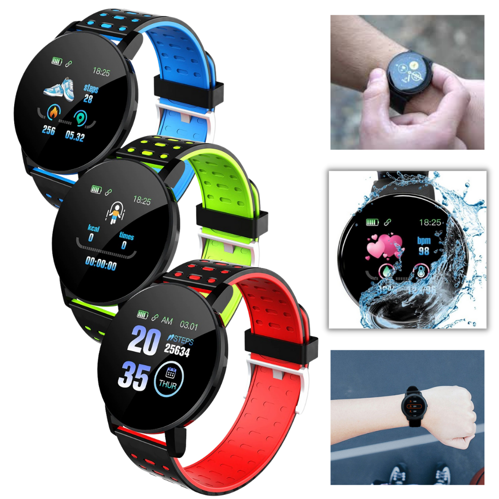 MEELANO Vandtæt Smartwatch Med Fitness Og Søvn Tracking Til Daglig