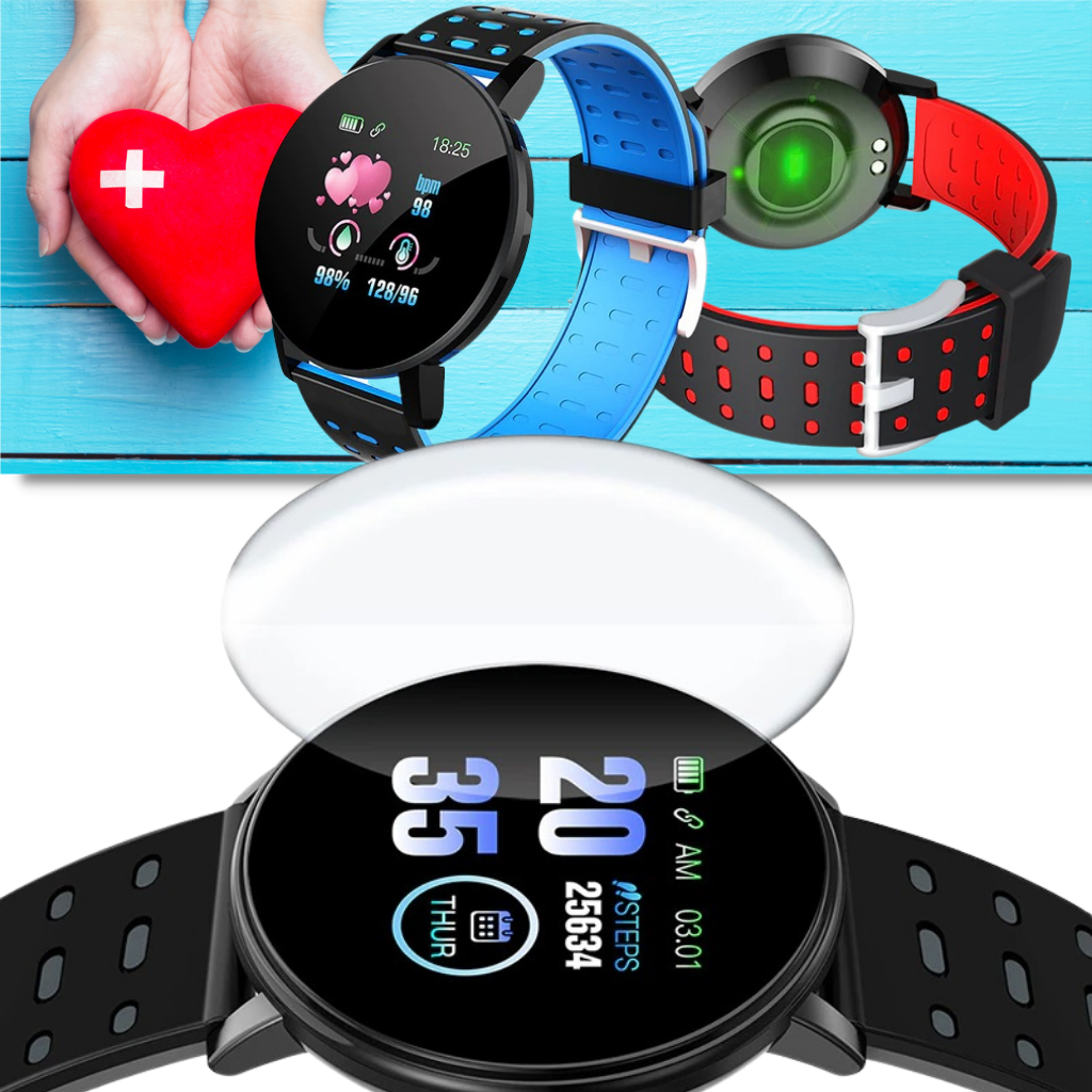 MEELANO Vandtæt Smartwatch Med Fitness Og Søvn Tracking Til Daglig