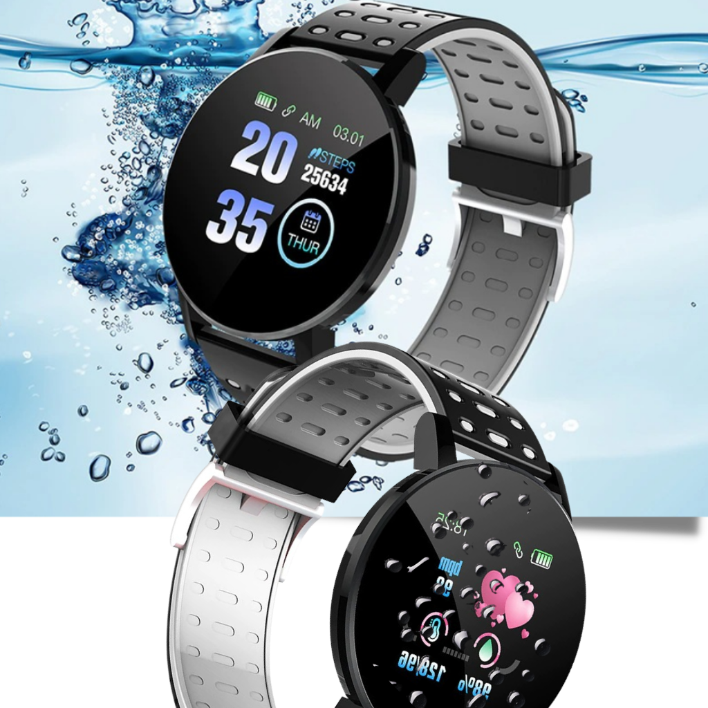 MEELANO Vandtæt Smartwatch Med Fitness Og Søvn Tracking Til Daglig