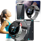 MEELANO Vandtæt Smartwatch Med Fitness Og Søvn Tracking Til Daglig
