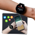 MEELANO Vandtæt Smartwatch Med Fitness Og Søvn Tracking Til Daglig