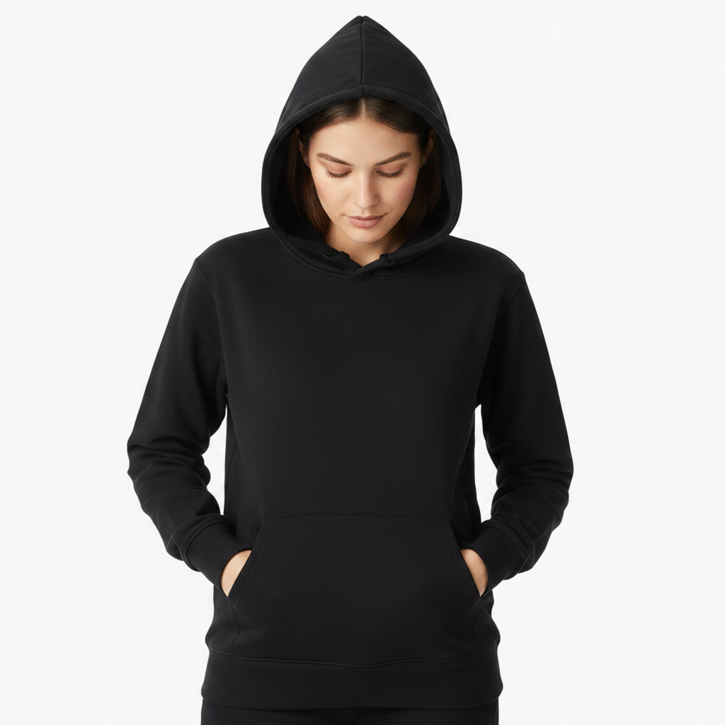 MEELANO Mane | Herre Varm Fleece Hættetrøje med Kængurulomme - Langærmet Hoodie