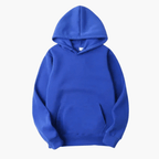 MEELANO Mane | Herre Varm Fleece Hættetrøje med Kængurulomme - Langærmet Hoodie Blå