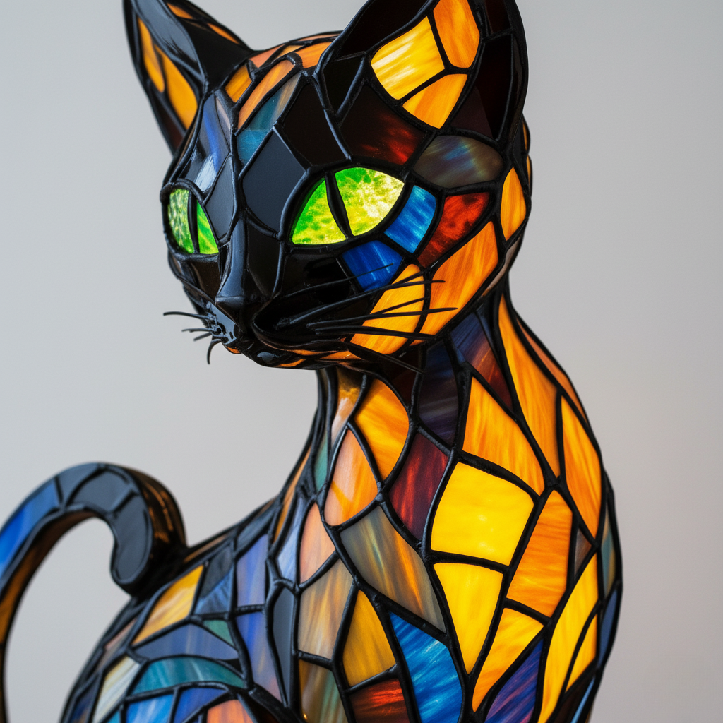 MEELANO Yndefuld Kat Kunstneriske Figurer Dekorationsfigur