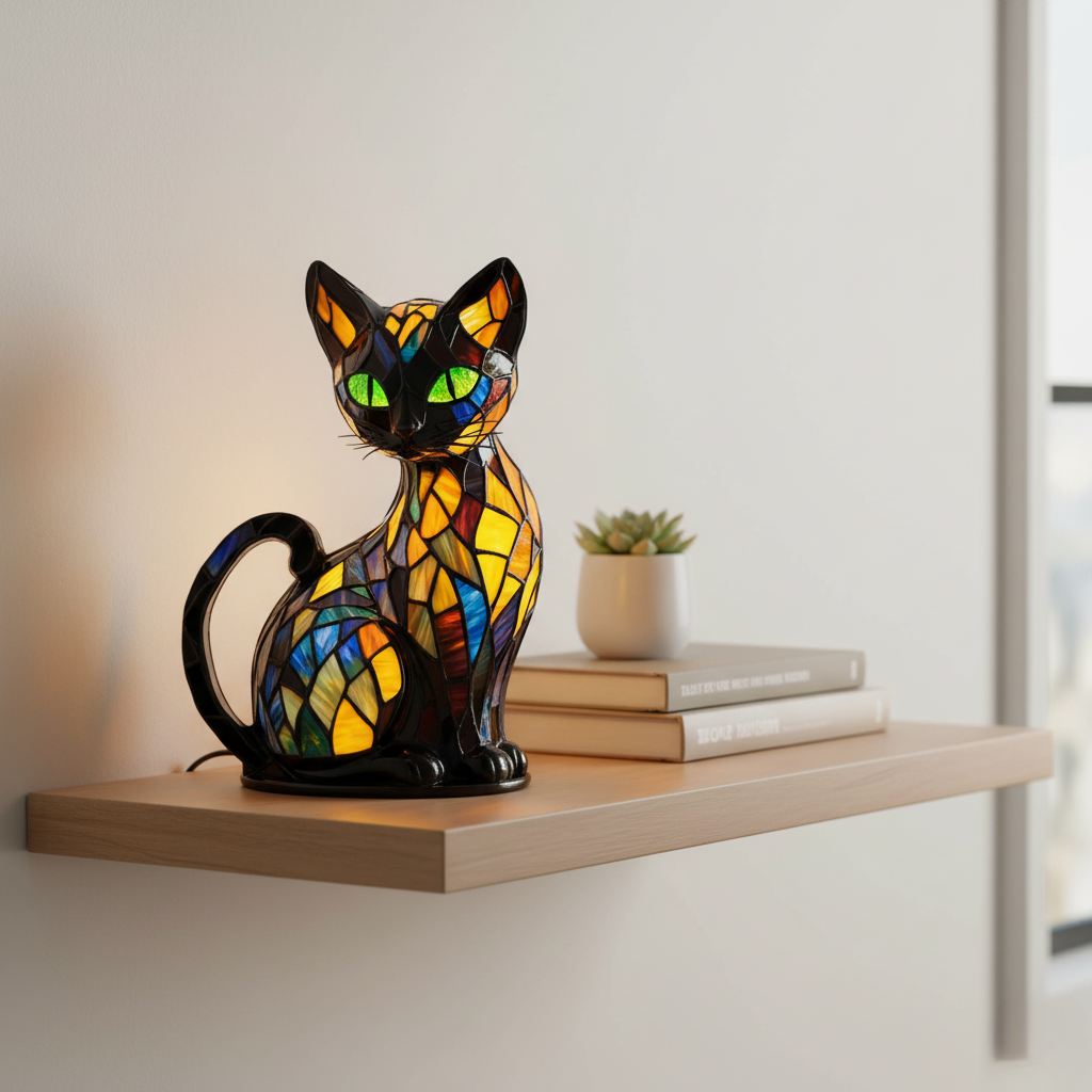 MEELANO Yndefuld Kat Kunstneriske Figurer Dekorationsfigur