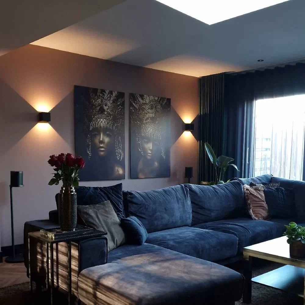 MEELANO Luksus Væglampe Med Bevægelsessensor Og Moderne Design
