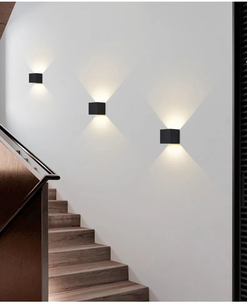MEELANO Luksus Væglampe Med Bevægelsessensor Og Moderne Design